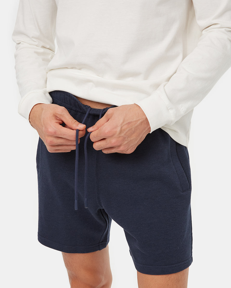 Tentree Men's TreeTerry 7" Retro Short - Dress Blue
