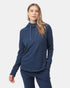 Tentree Women's Luxe Cowl Fleece - Dress Blue