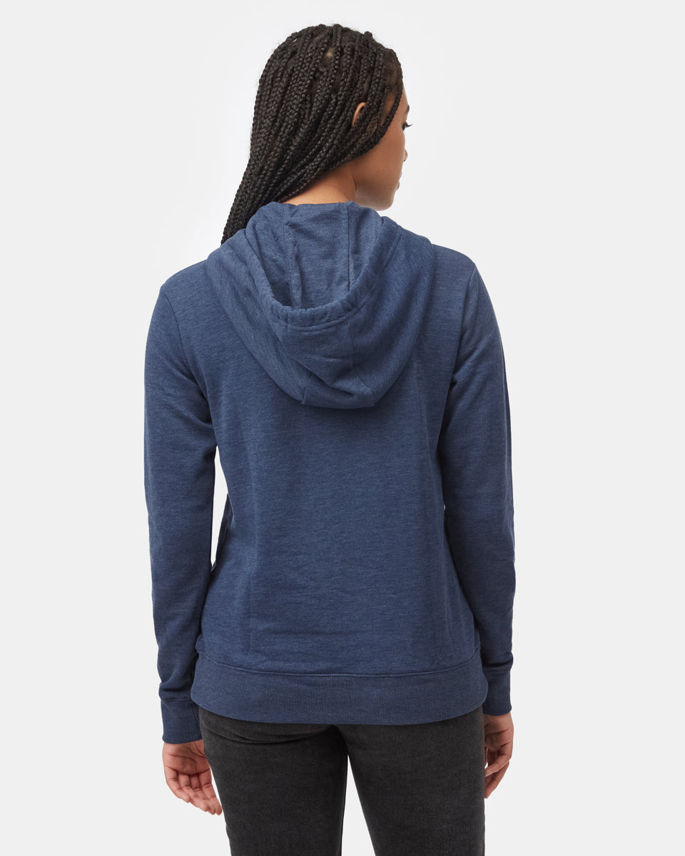 Tentree Women's TreeFleece Banshee Hoodie - Dress Blue