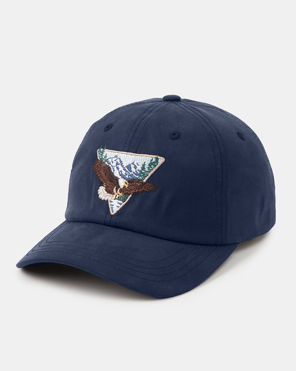 Tentree Cabin Crest Peak Hat - Dress Blue