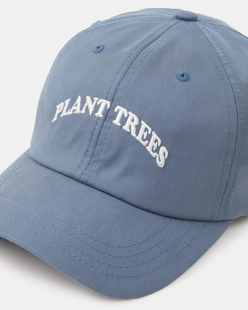 Tentree Plant More Peak Hat - Vintage Blue