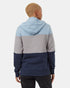 Tentree Women's Blocked Banshee Hoodie - Sea Ice Zinc Dress Blue