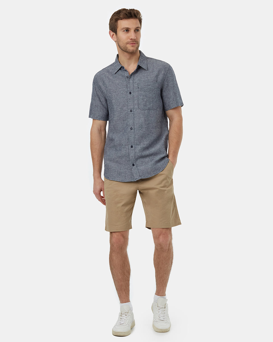 Tentree Men's Dundas Shirt - Dress Blue