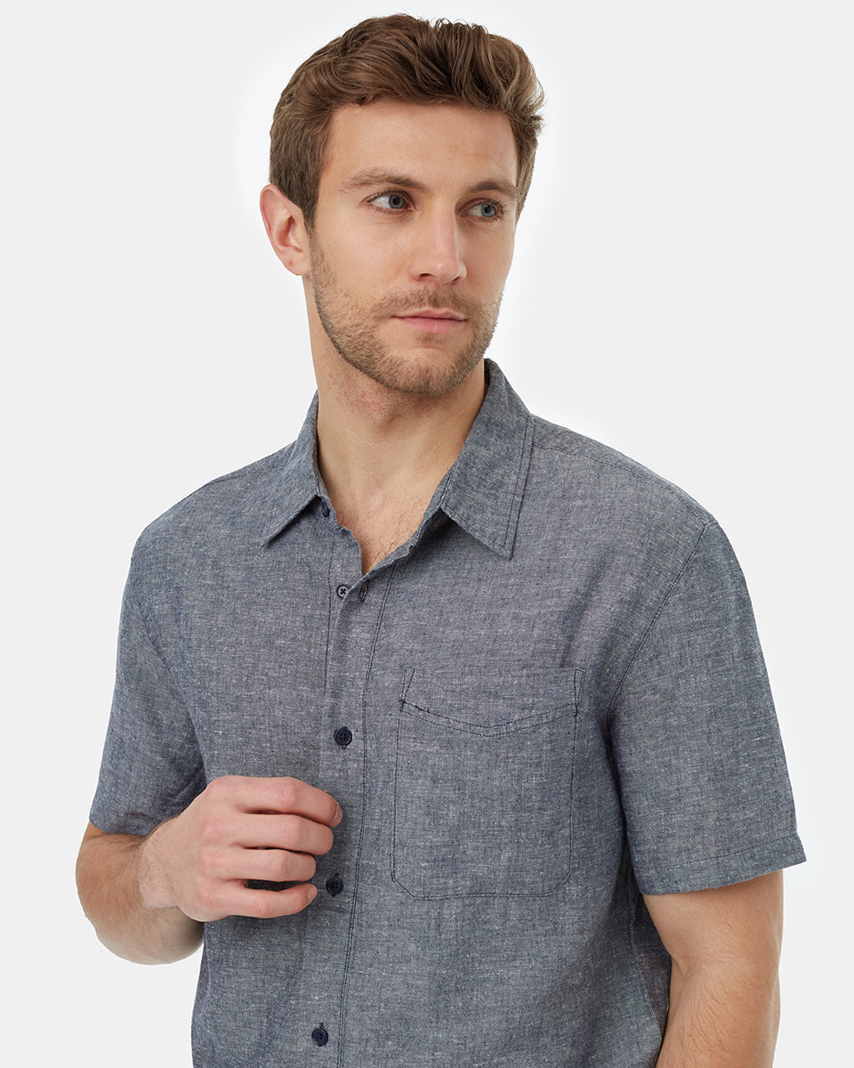 Tentree Men's Dundas Shirt - Dress Blue