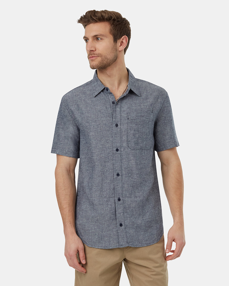 Tentree Men's Dundas Shirt - Dress Blue