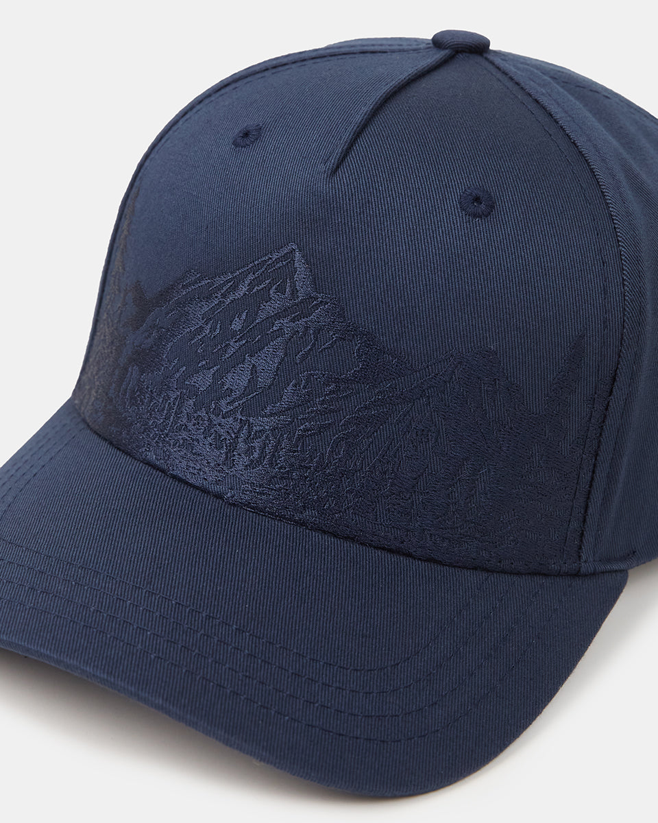 Tentree Mountain Scenic Altitude Hat - Dress Blue