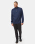 Tentree Men's Highline Mock Neck Sweater - Dress Blue