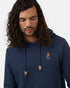 Tentree Men's Sasquatch Hoodie - Dress Blue Heather Rubber