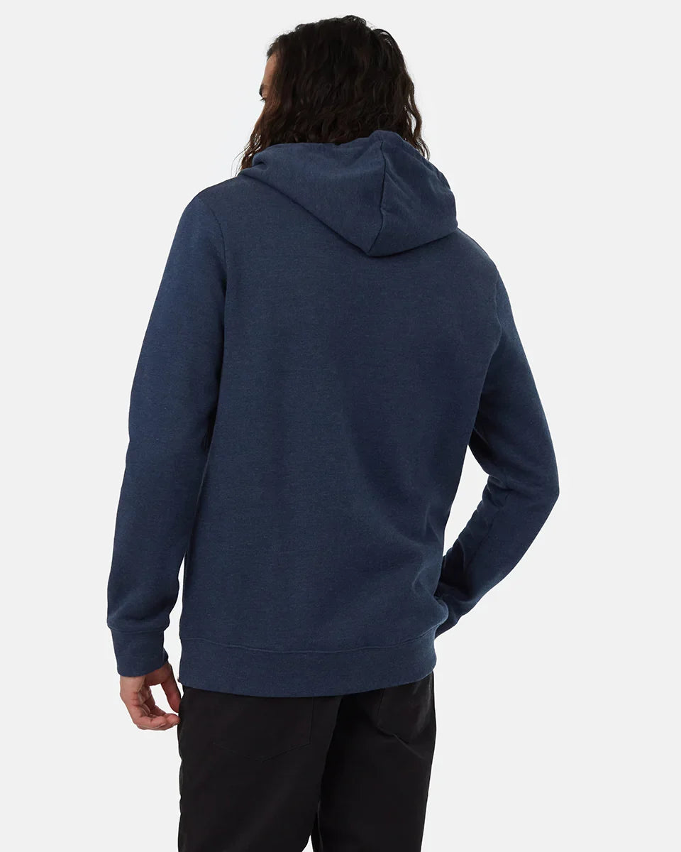 Tentree Men's Sasquatch Hoodie - Dress Blue Heather Rubber