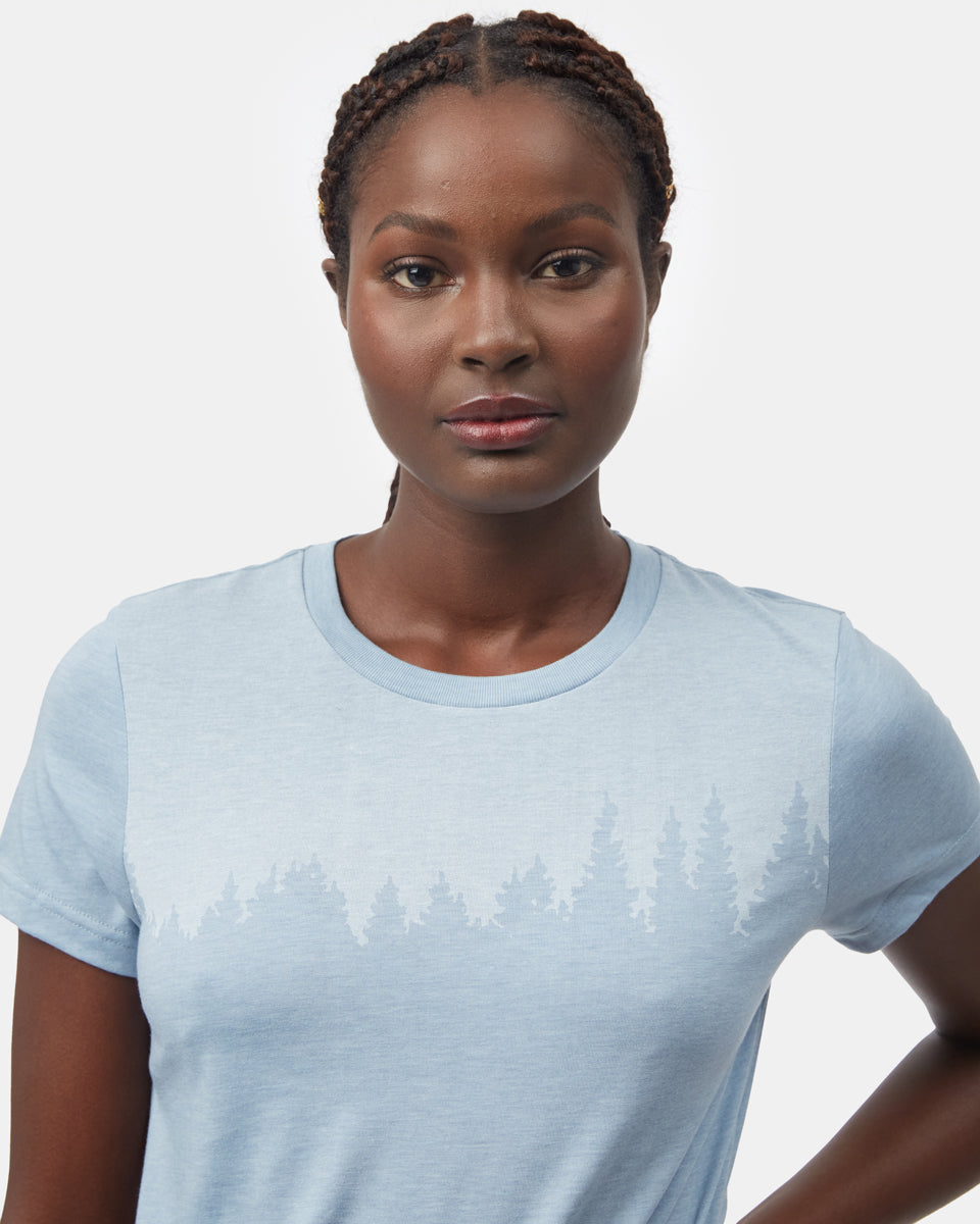 Tentree Women's Juniper T-Shirt - Sea Ice Heather