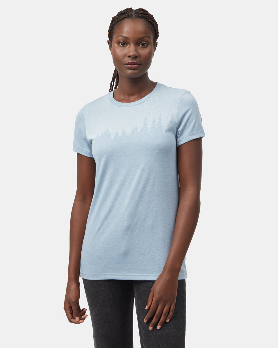 Tentree Women's Juniper T-Shirt - Sea Ice Heather