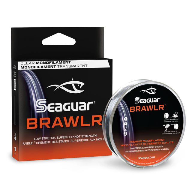 Seaguar BRAWLR Clear monofilament box and spool