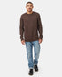 Tentree Men's Highline Crew Sweater - Dark Oak