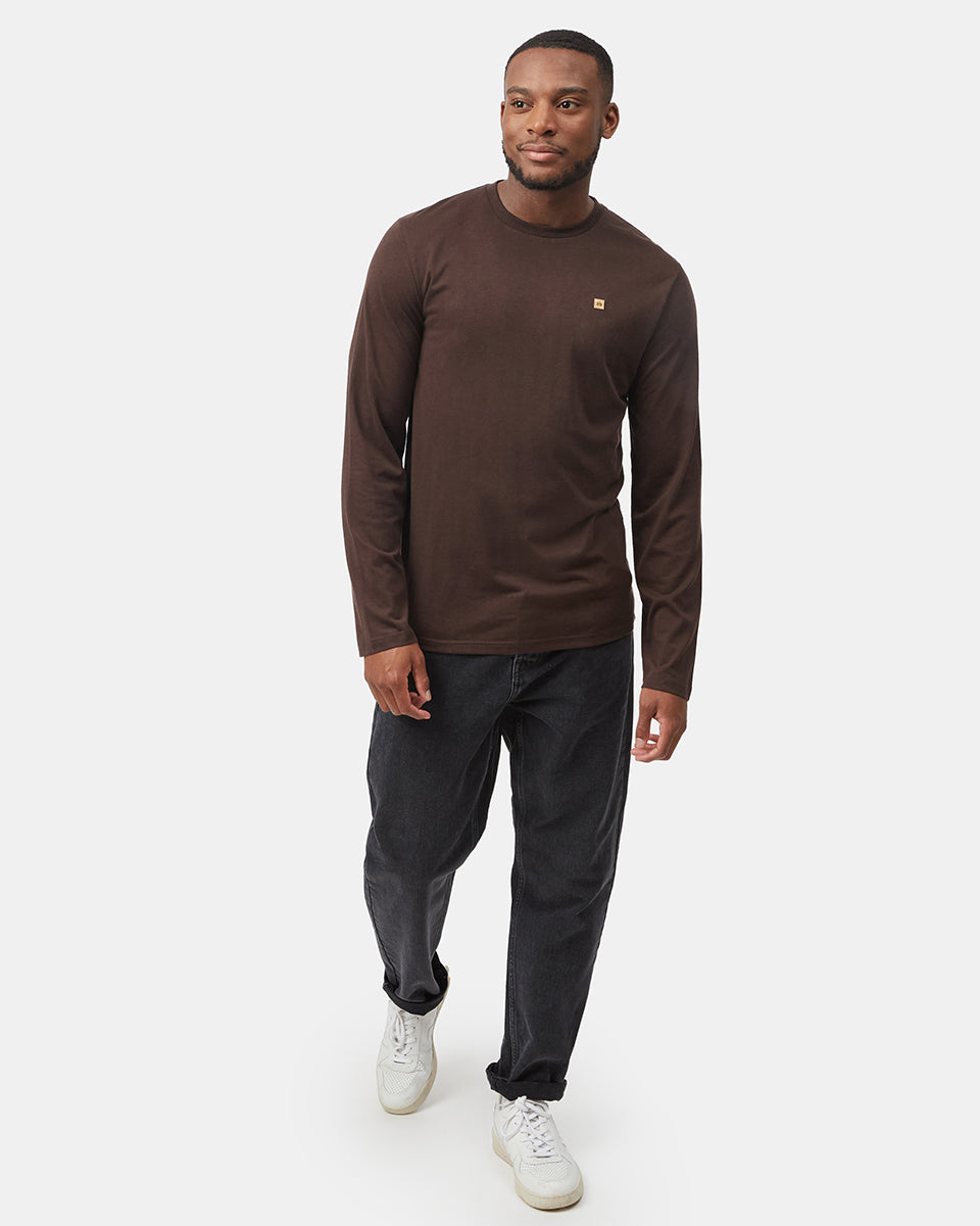 Tentree Men's TreeBlend Baker Longsleeve - Dark Oak
