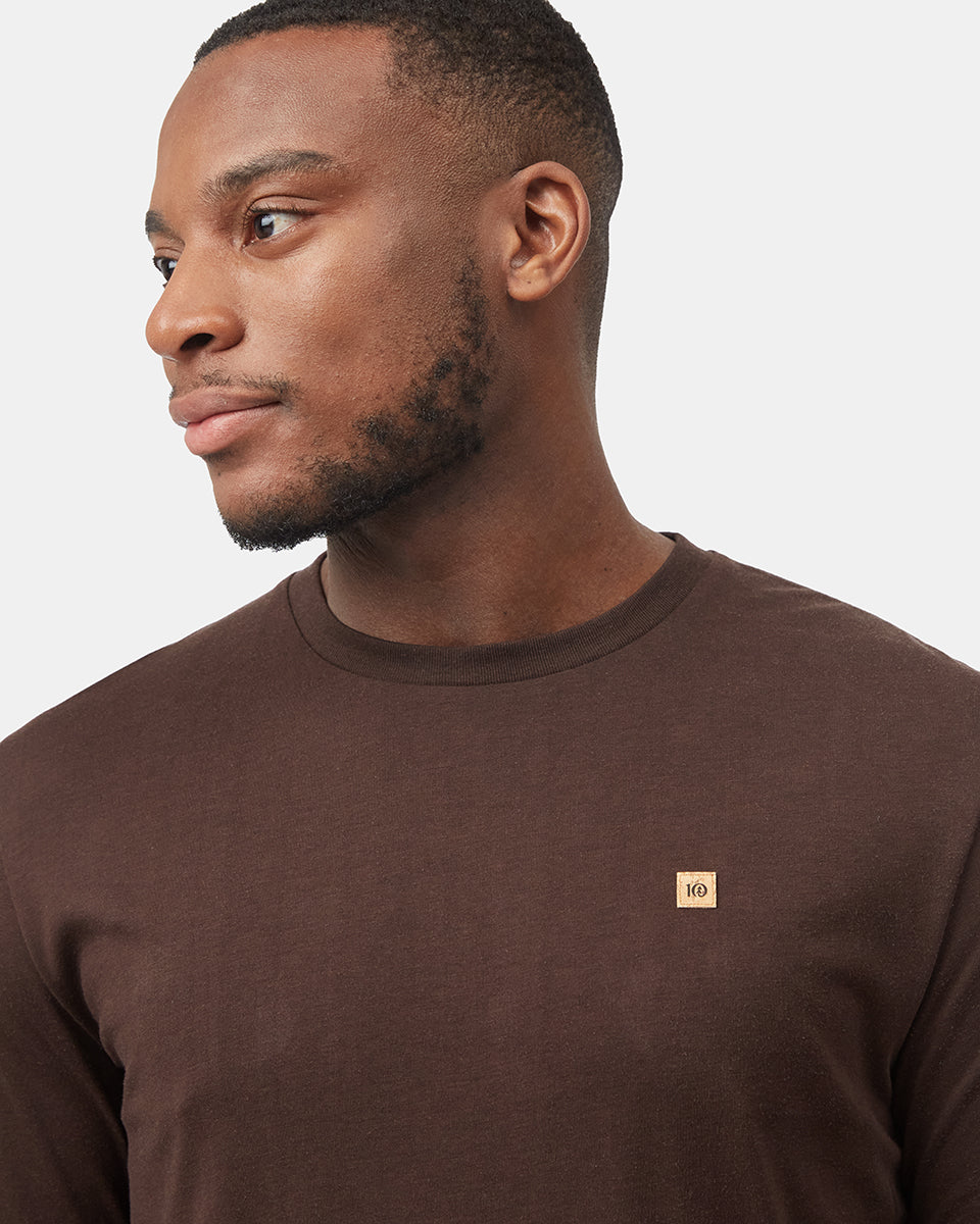 Tentree Men's TreeBlend Baker Longsleeve - Dark Oak