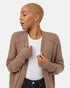 Tentree Women's Anoba Cardigan - Pine Bark