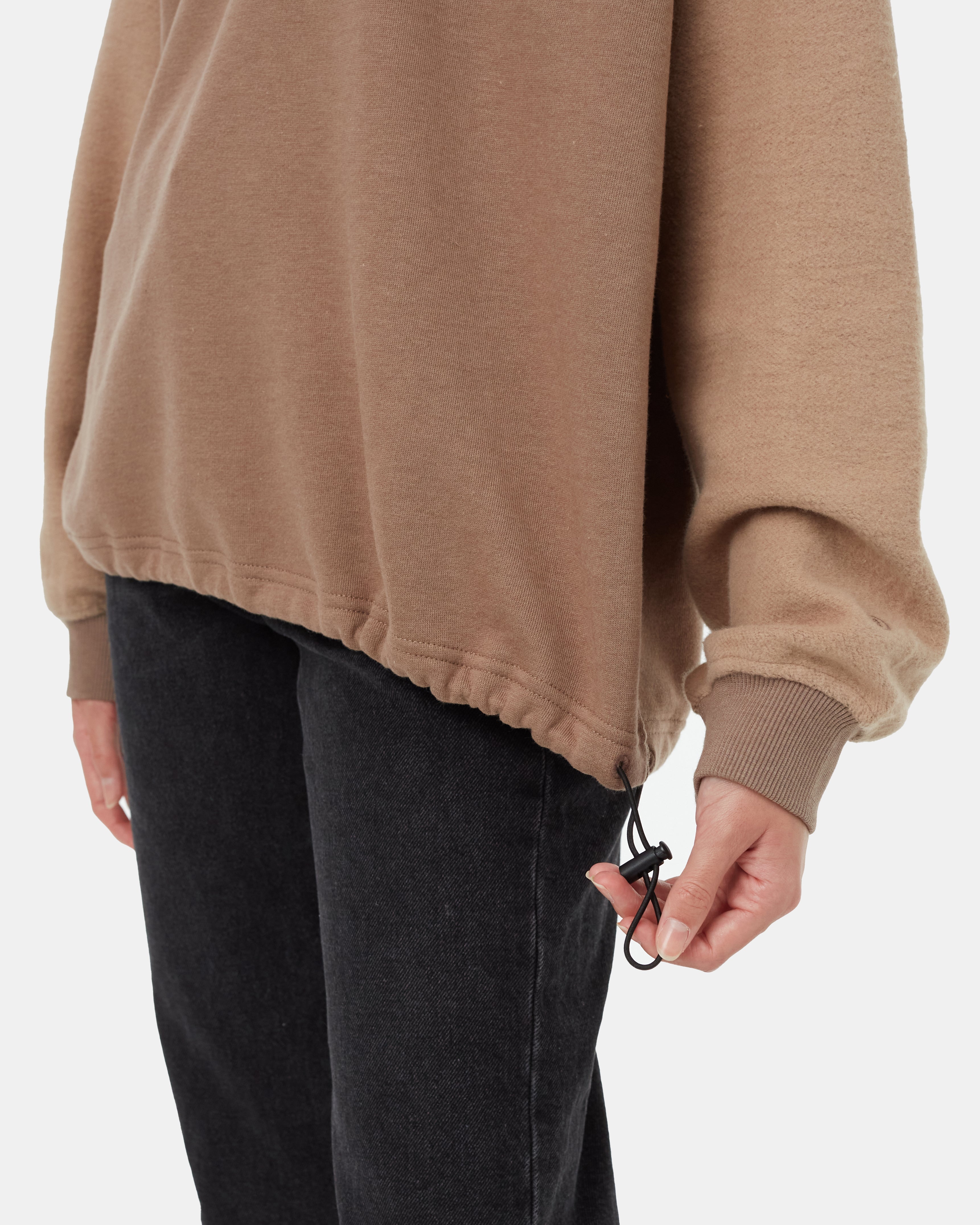 Tentree Women's Bungee Crew - Pine Bark