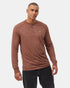 Tentree Men's Hemp Classic Henley Longsleeve - Sepia Heather