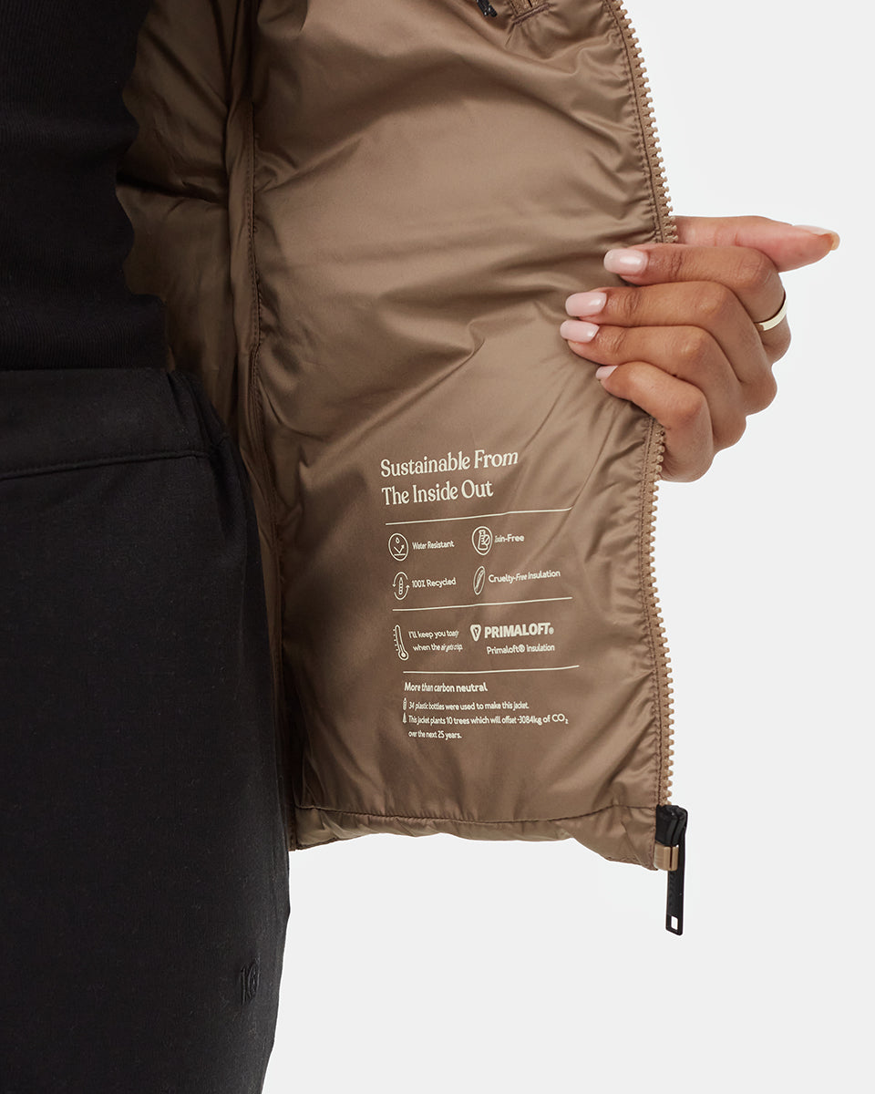 Tentree Women's Boulder Vest - Pine Bark