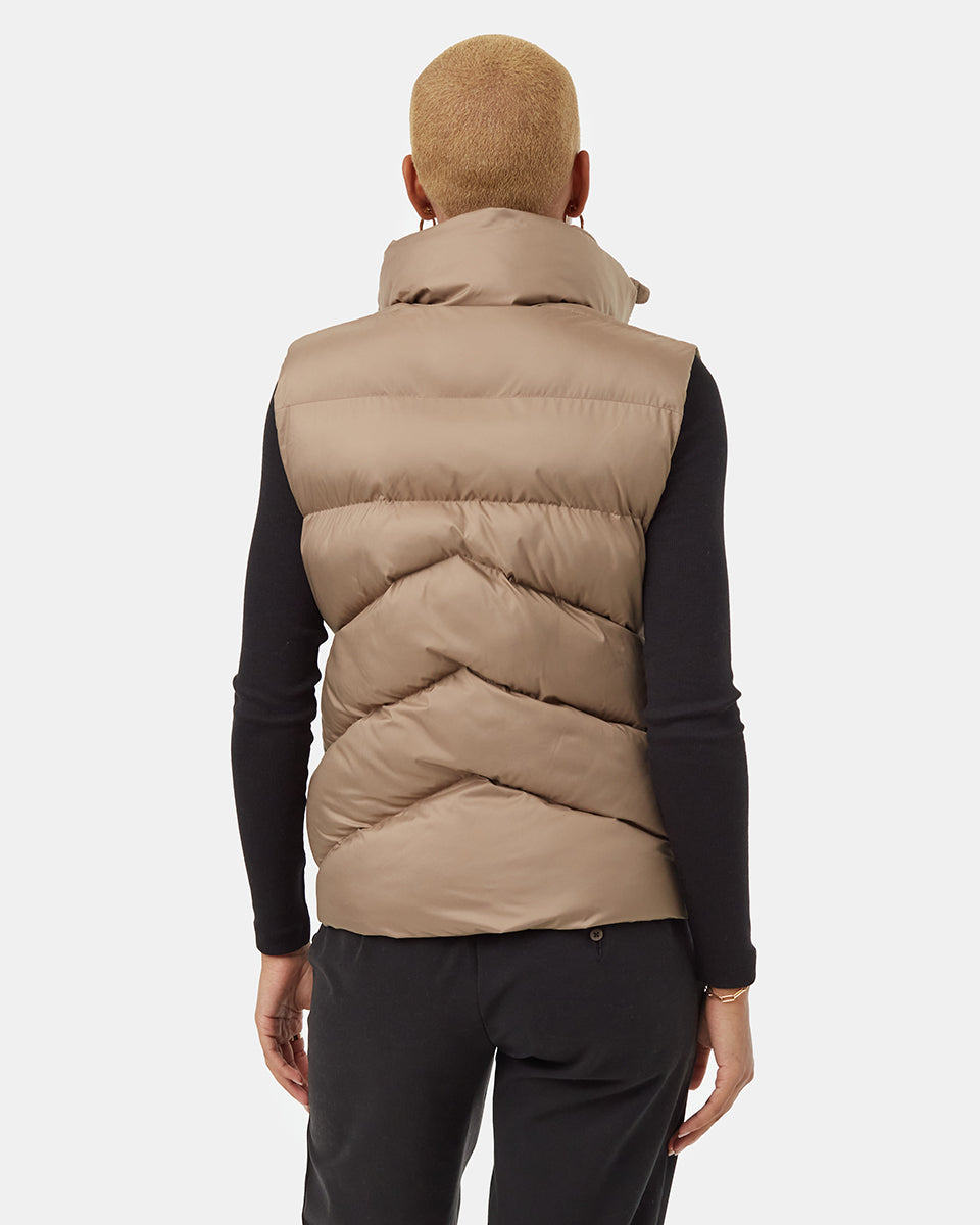 Tentree Women's Boulder Vest - Pine Bark