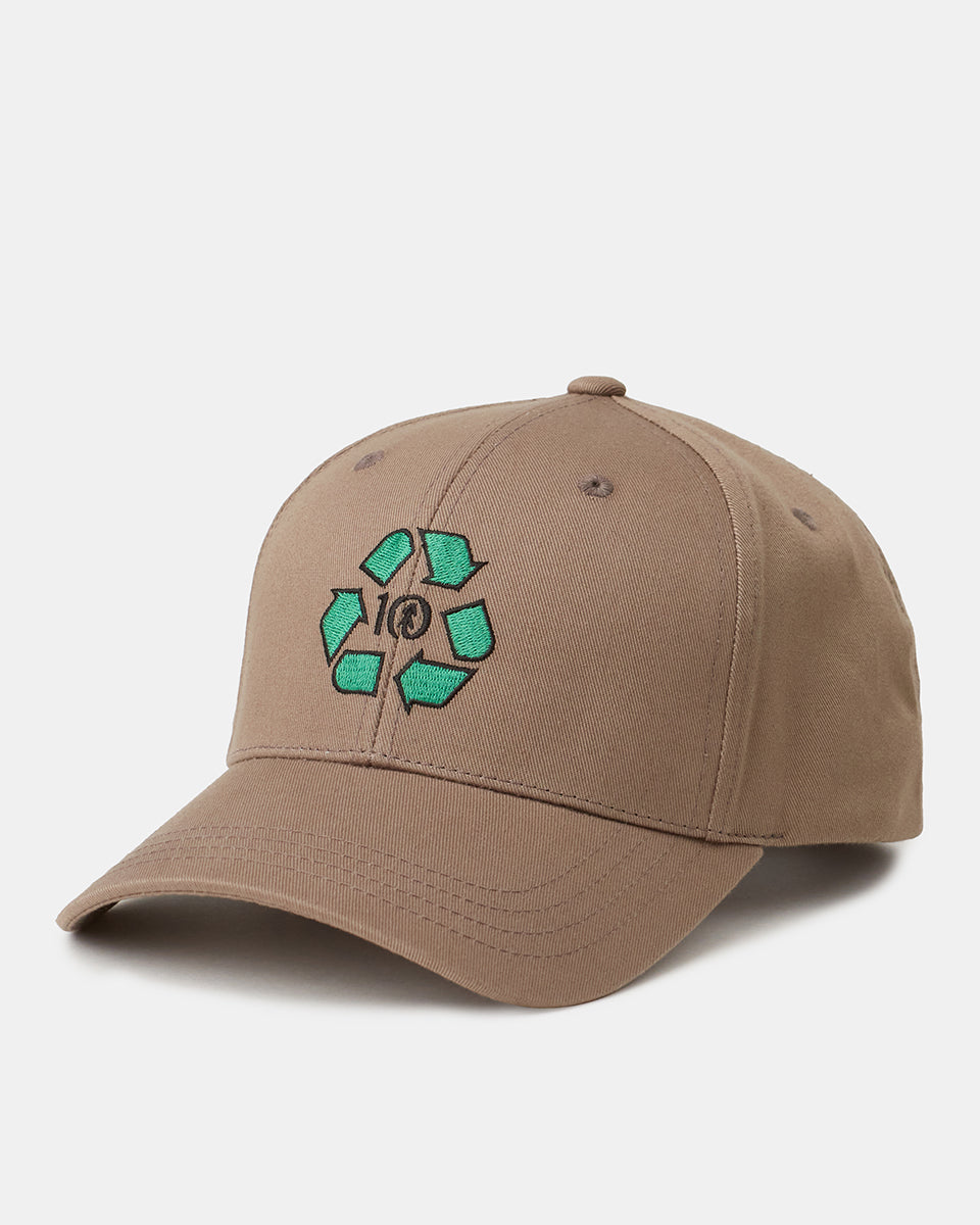 Tentree Recycle Ten Elevation Hat - Falcon Meteorite Black Cloud White