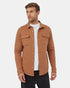 Tentree Men's Quilted Colville Overshirt - Foxtrot Brown Heather