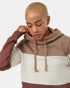 Tentree Women's Blocked Banshee Hoodie - Pine Bark Silver Cloud Grey Mesa Red