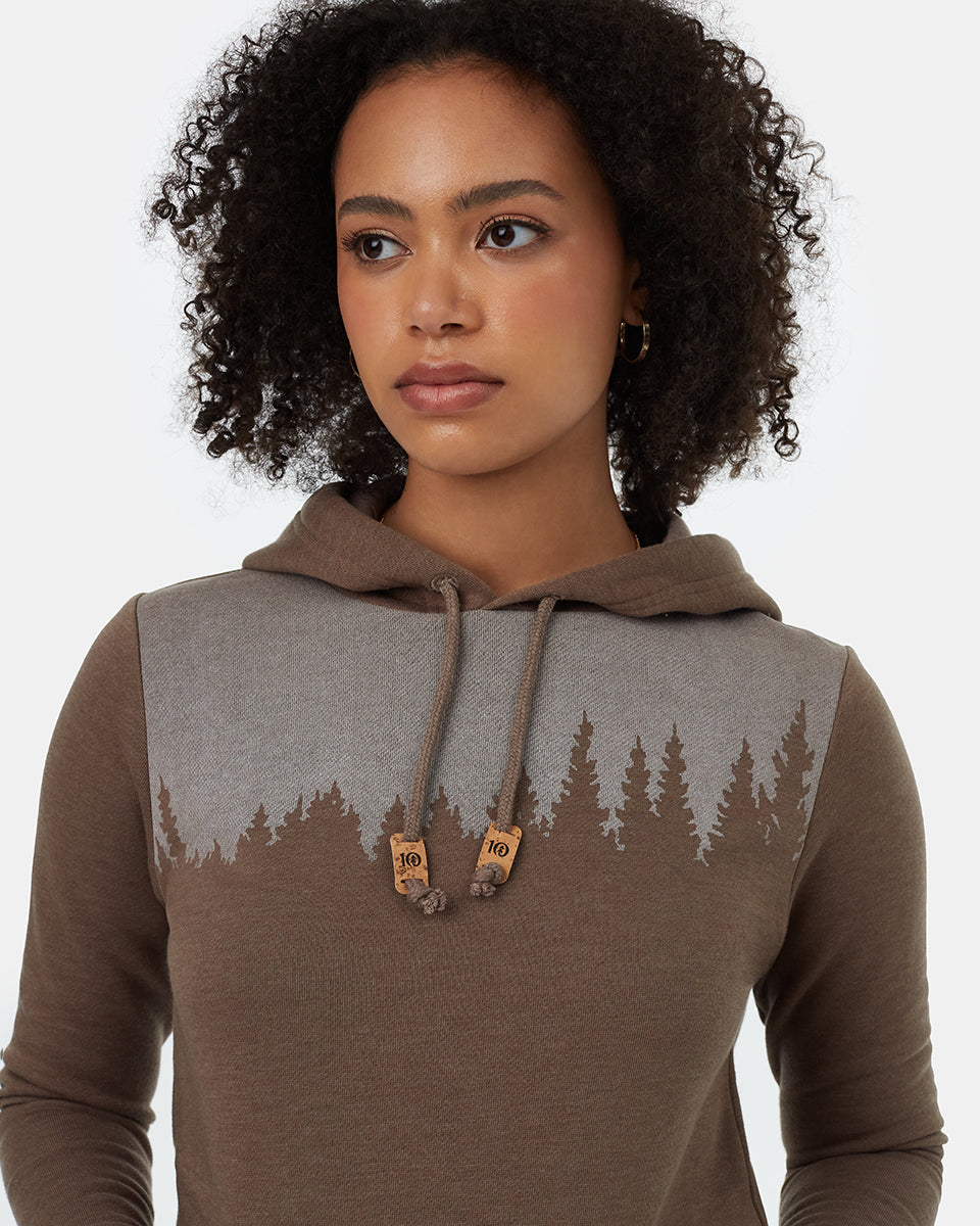 Tentree Women's Juniper Hoodie - Falcon Heather White