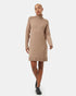 Tentree Women's Highline Turtleneck Dress - Foxtrot Brown
