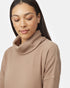 Tentree Women's Highwood Turtleneck - Pine Bark