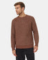 Tentree Men's Highline Wool Crew Sweater - Sepia Twist