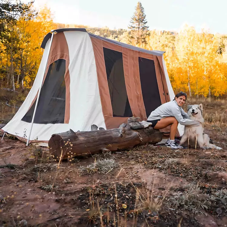 White Duck 10'x10' Prota Canvas Tent