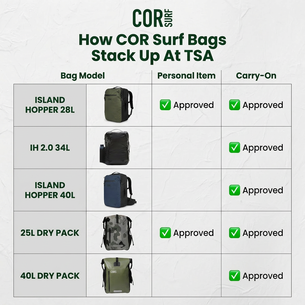 COR Surf The Island Hopper Travel Backpack 28L — view 7