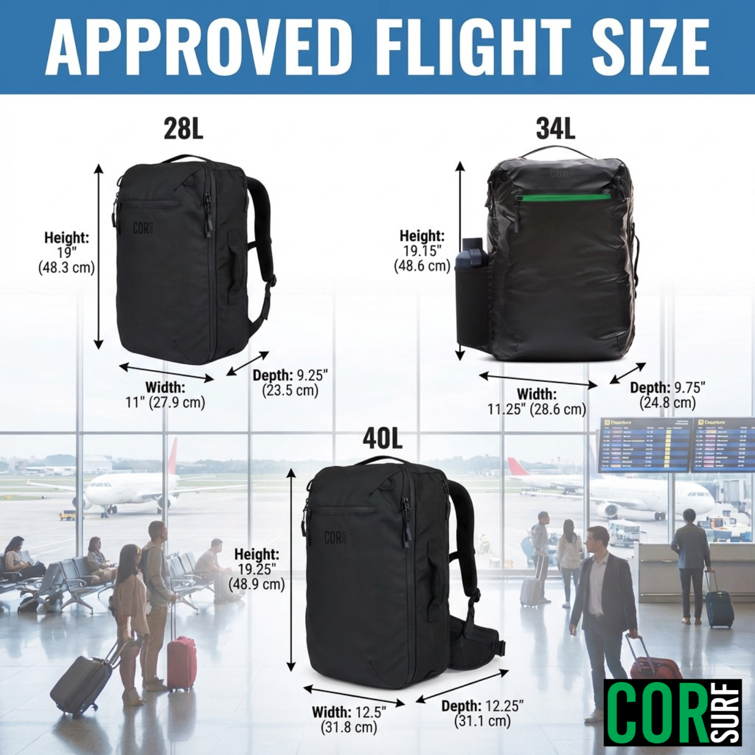 COR Surf The Island Hopper Travel Backpack 28L — view 8