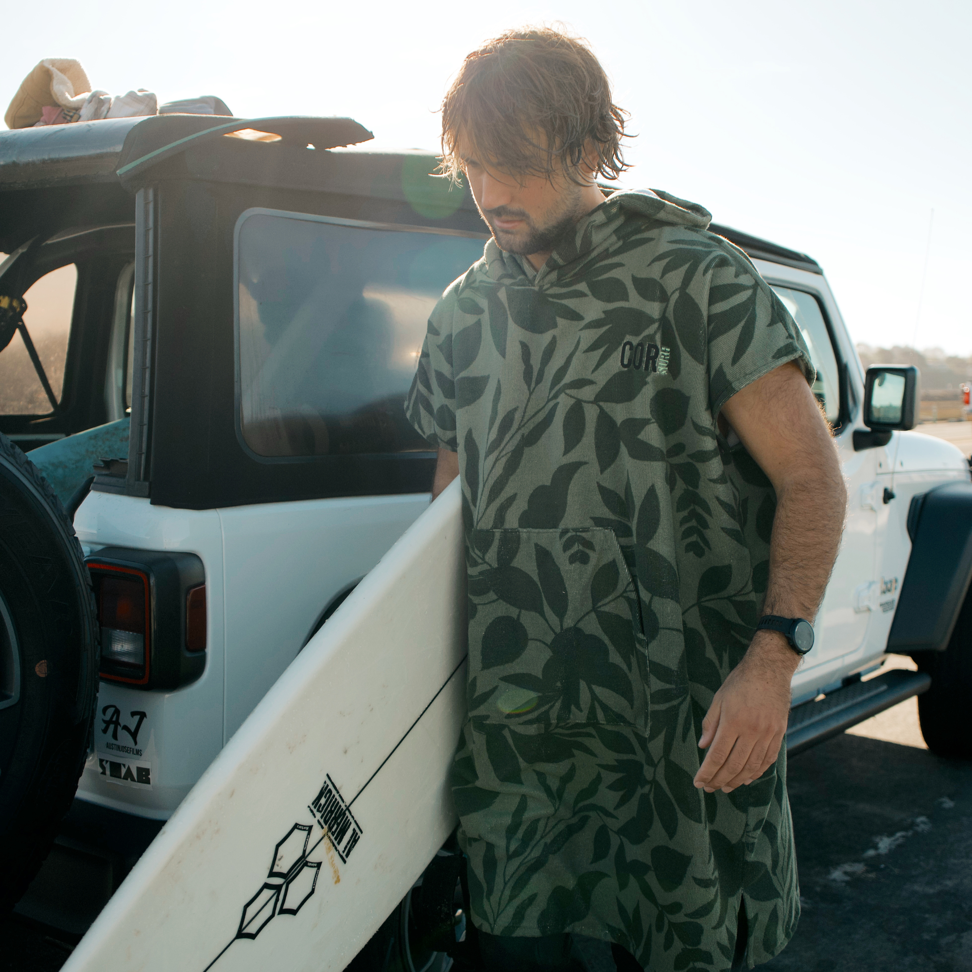 COR Surf Changing Towel Poncho (Kona) Large Size — view 3