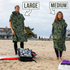 COR Surf Changing Towel Poncho (Kona) Medium Size — view 2