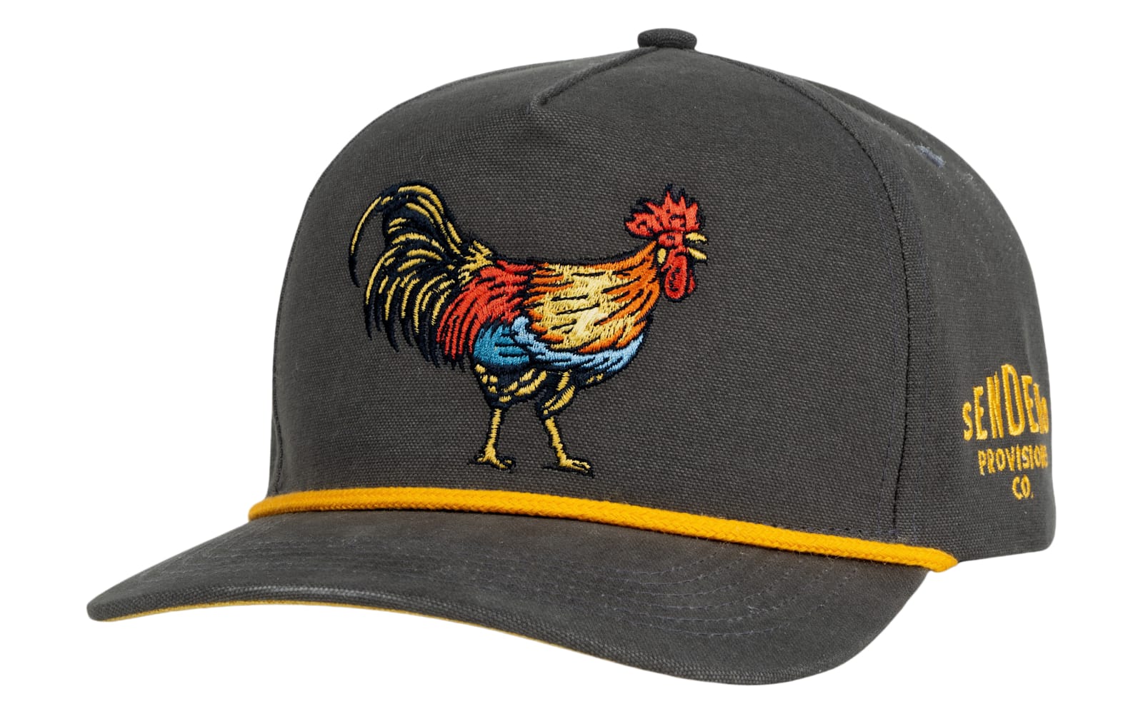 Sendero Yardbird Canvas Cap — Charcoal / OSFM