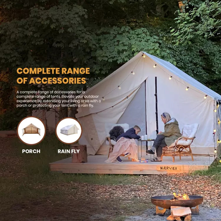 White Duck 16'x24' Alpha Wall Tent