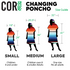 COR Surf Changing Towel Poncho (Kailua) Medium Size — view 3