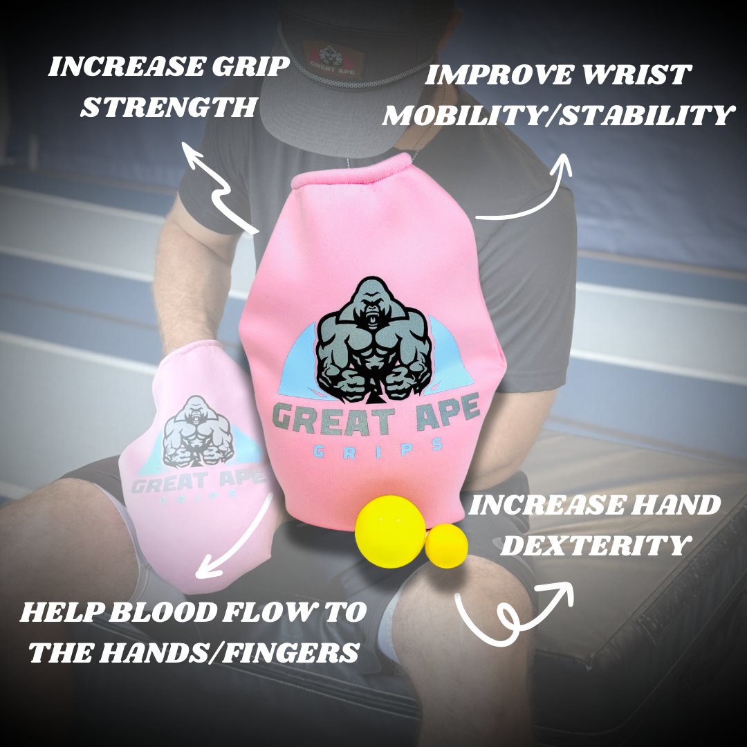 GREAT APE GRIPS - PINK by Great Ape Grips