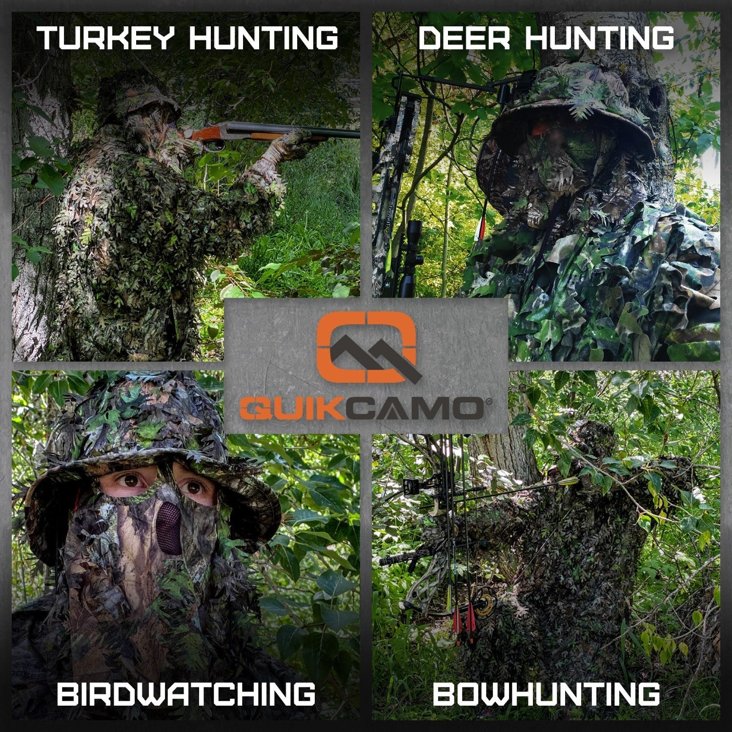 QuikCamo Camo Boonie Hat with Face Mask – product view 56