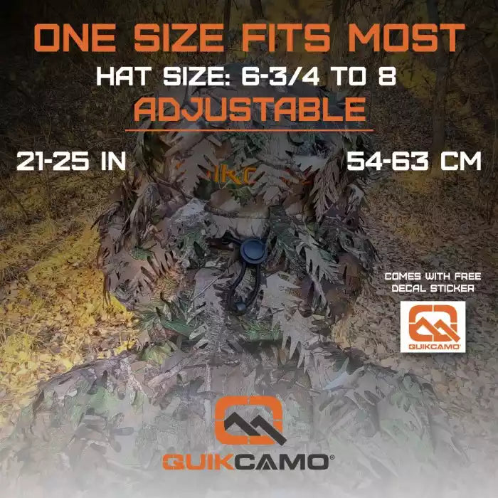 QuikCamo Camo Boonie Hat with Face Mask – product view 63