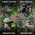QuikCamo 3D Leafy Ball Cap with Front Face Mask – product view 63