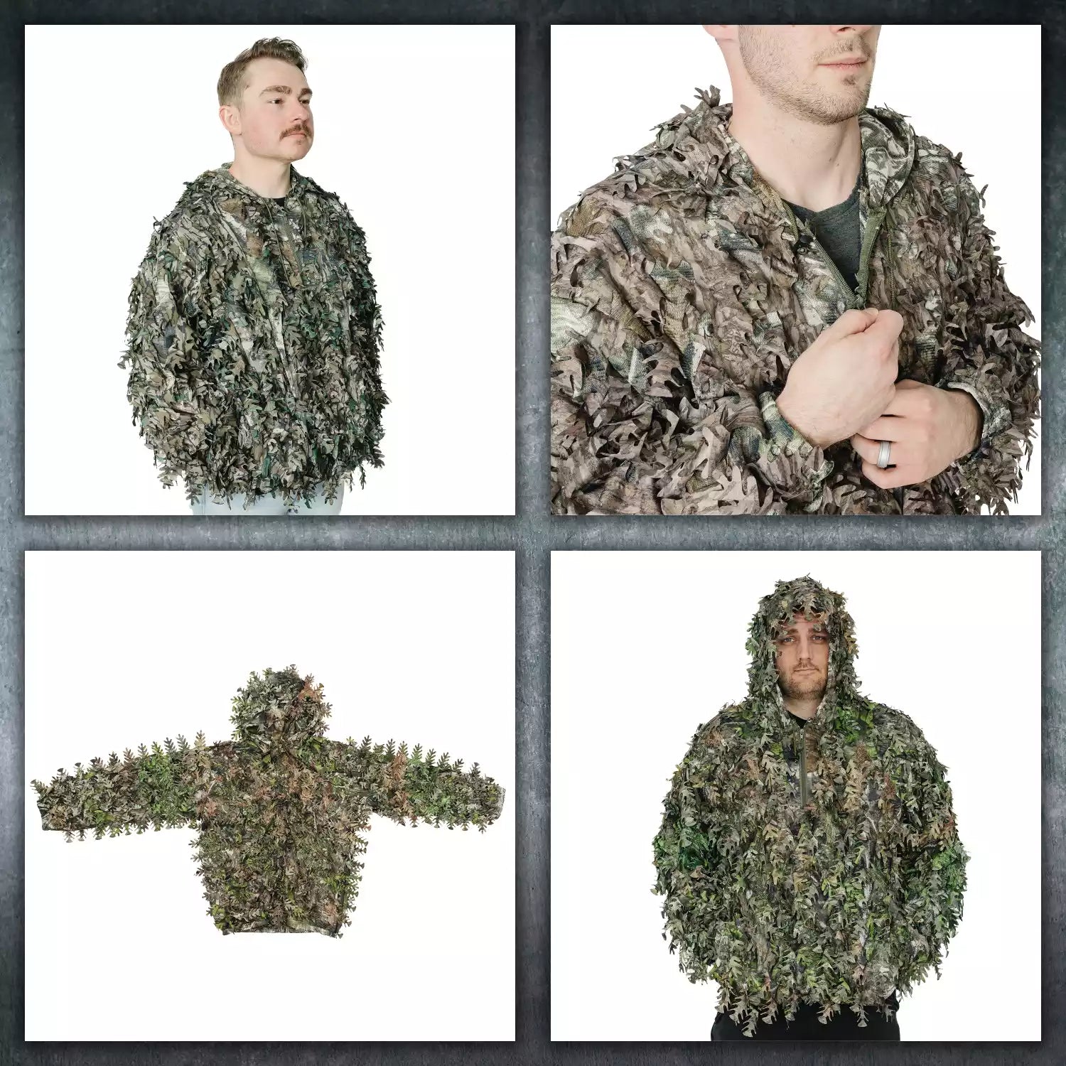 QuikCamo 3D Leafy Ghillie Suit, Top or Hoodie – product view 120