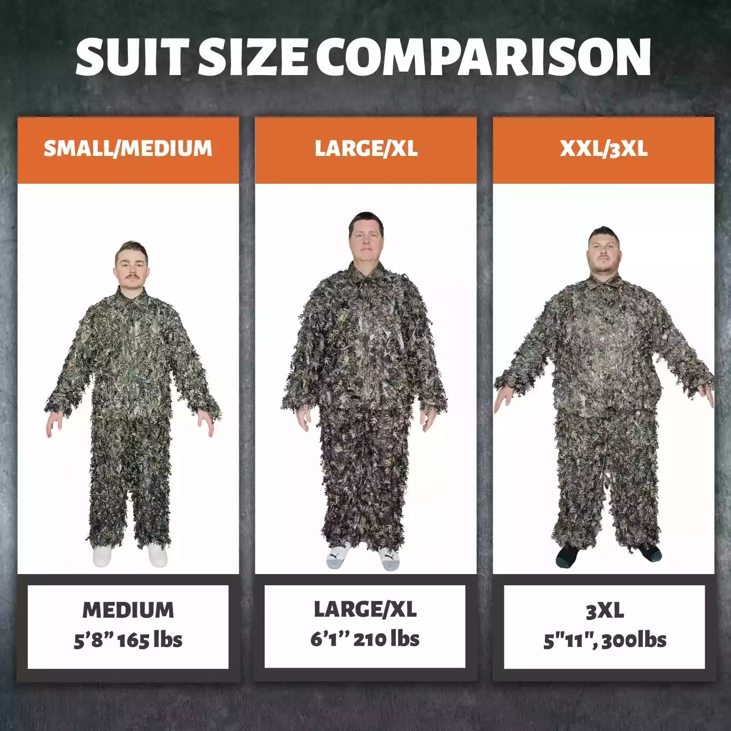 QuikCamo 3D Leafy Ghillie Suit, Top or Hoodie – product view 108