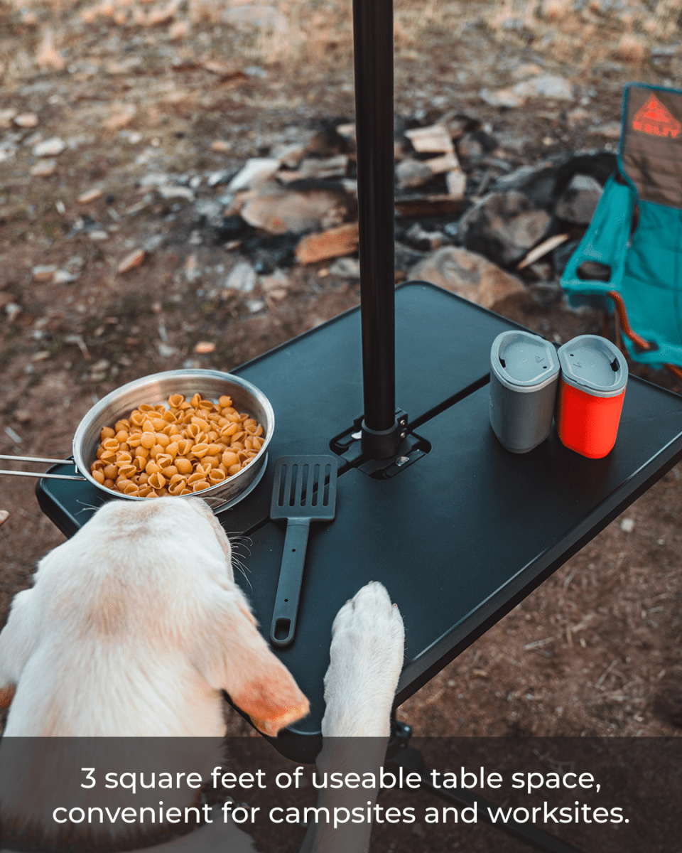 Devos Outpost Clamp-On Camping Table – 18 x 24 in – product view 2