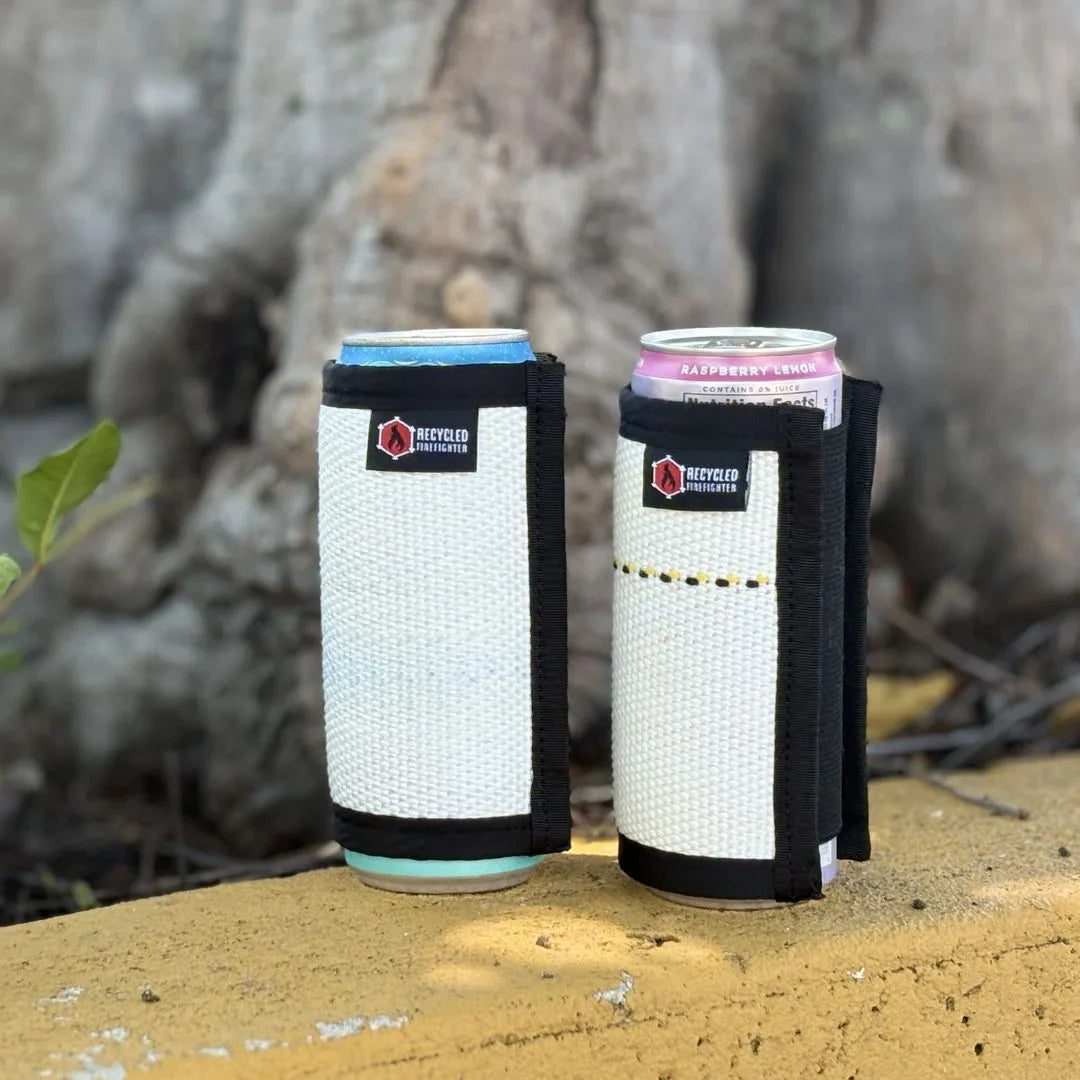 Recycled Firefighter Drink Sleeve - Firehose - Skinny — product view 3
