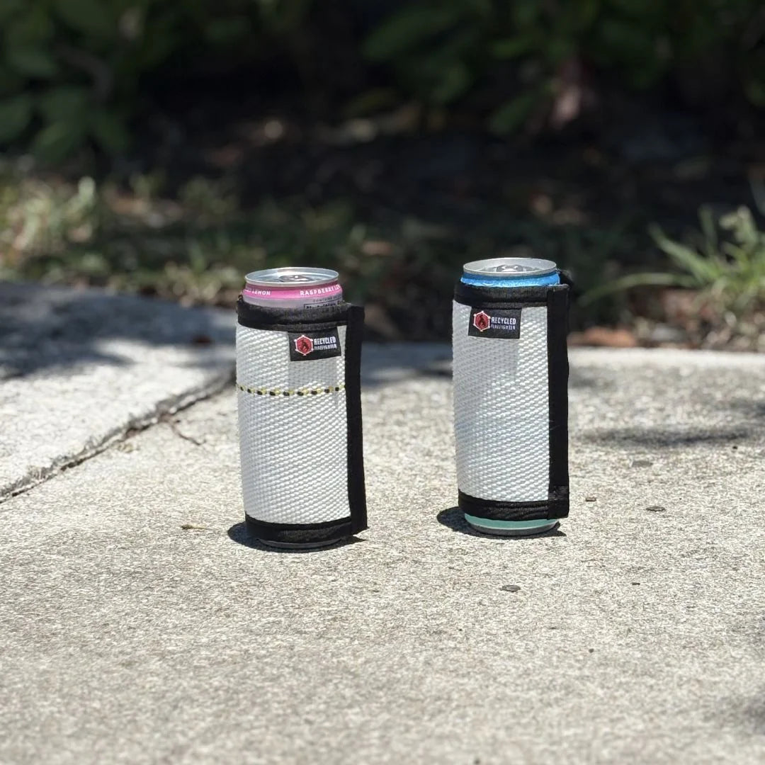 Recycled Firefighter Drink Sleeve - Firehose - Skinny — product view 2