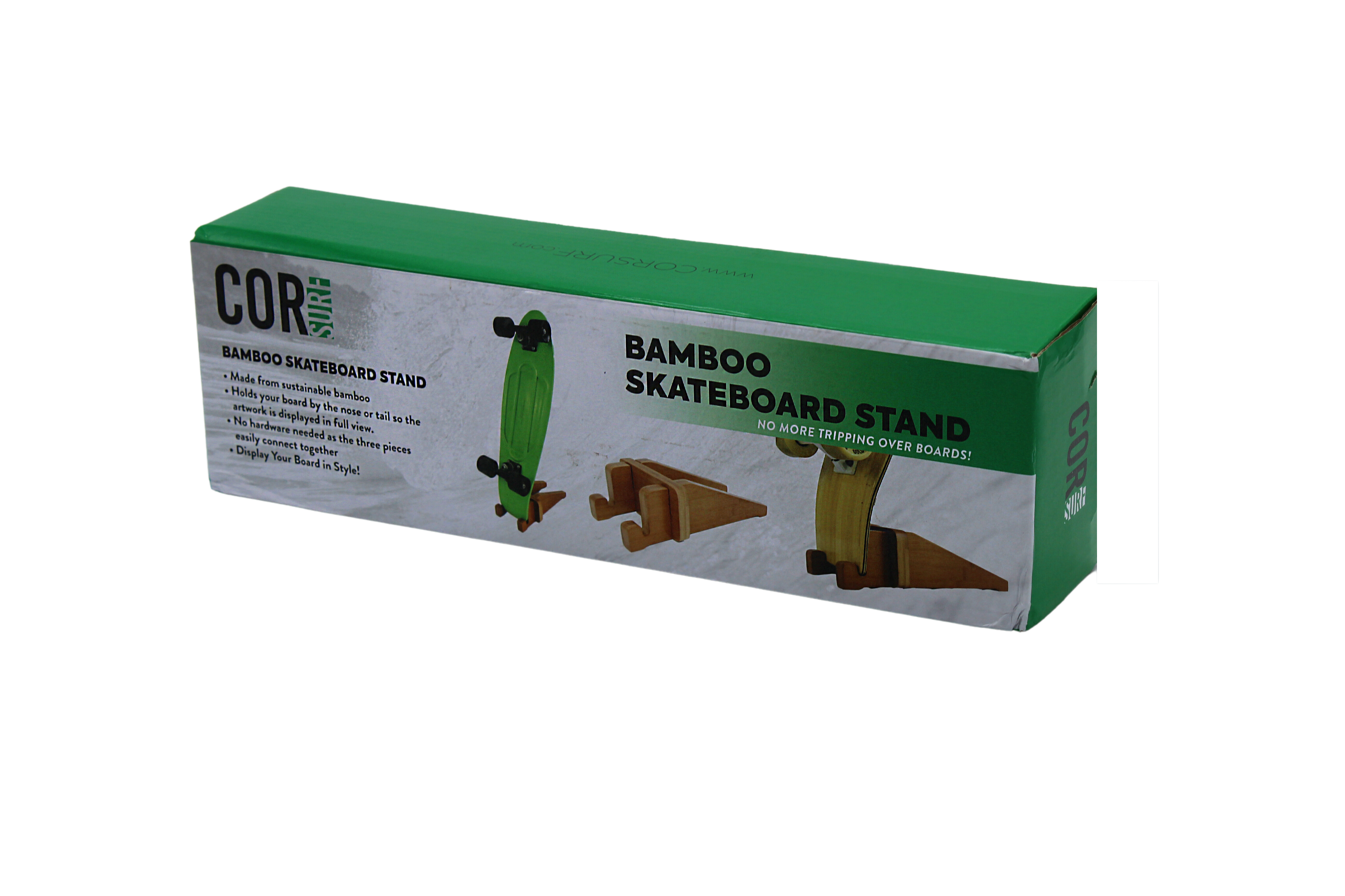 COR Surf Bamboo Skateboard Floor Stand — view 7