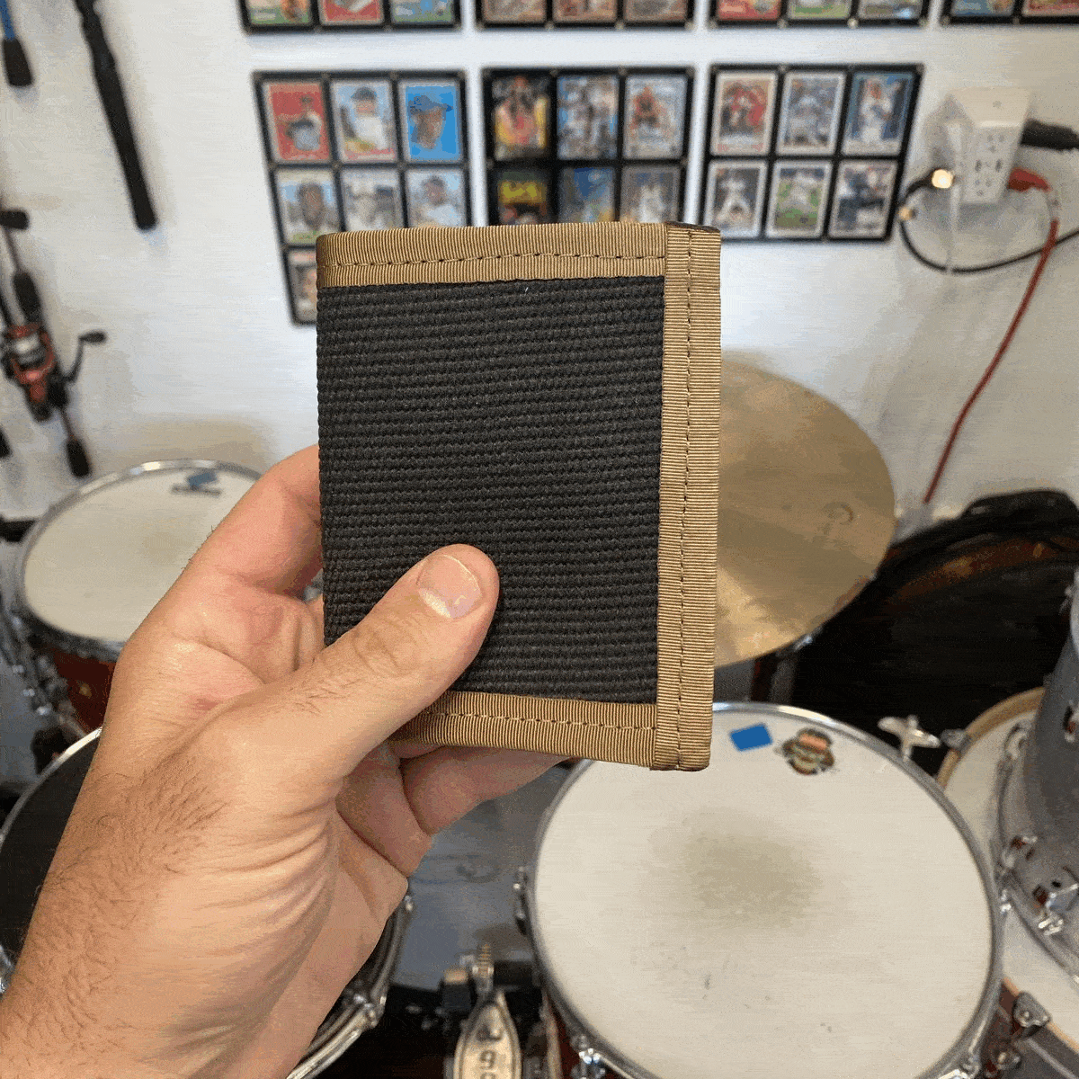 Recycled Firefighter Captain Wallet - Firehose Edition — product view 23